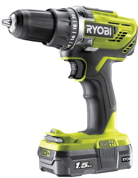Изображение товара Дрель - шуруповерт Ryobi R18DD3-115S