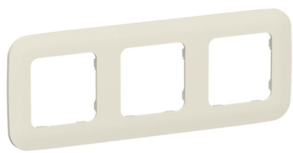 Изображение товара IEK FI-M32-31-20-K86 - тройная рамка FLITE, сливочный, 228×86×7. 8 мм