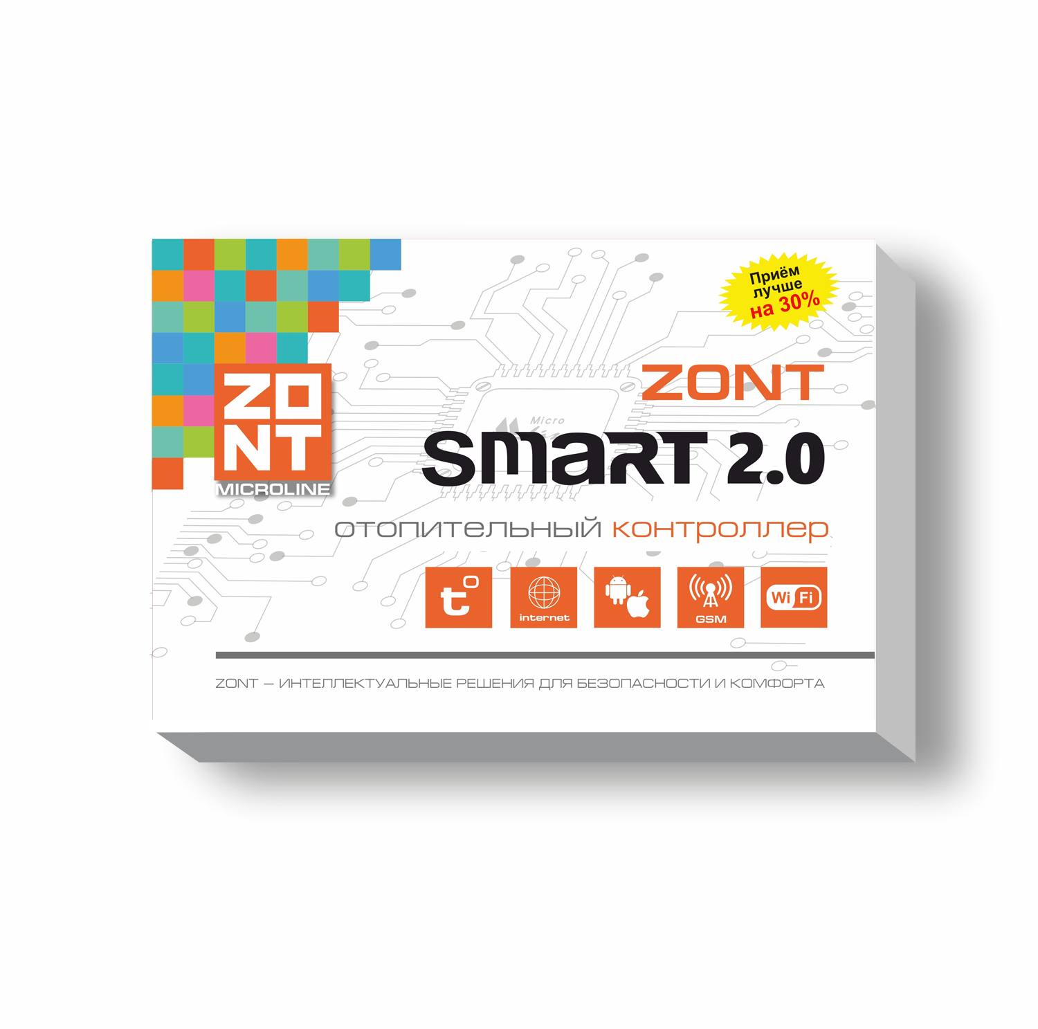 

Модуль управления Zont SMART 2.0 (744) ML00004479 GSM и WI-FI термостат для электрических и газовых котлов, SMART 2.0 (744)
