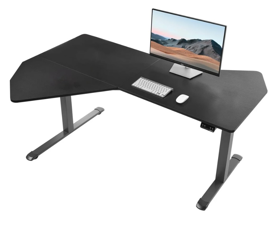 

Стол компьютерный Eureka ERK-EDI-FS-MSW с электроприводом 178х117 (Fan shaped), чёрный, ERK-EDI-FS-MSW