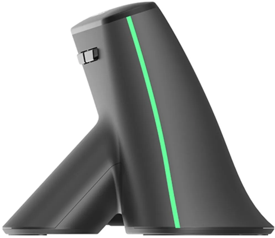 

Мышь Wireless Delux MV6 DB 6938820410928 вертикальная, 2.4G+BT4.0,RGB, 800/1200/2400/4000, MV6 DB