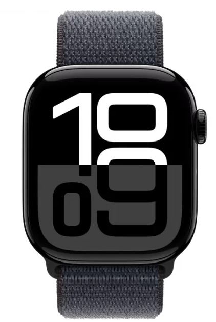 

Часы Apple Watch Series 10 GPS 46mm MWWR3 Jet Black Aluminium Case with Ink Sport Loop, Watch Series 10 GPS 46mm
