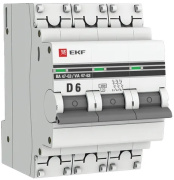 фото Автоматический выключатель EKF mcb4763-3-06D-pro