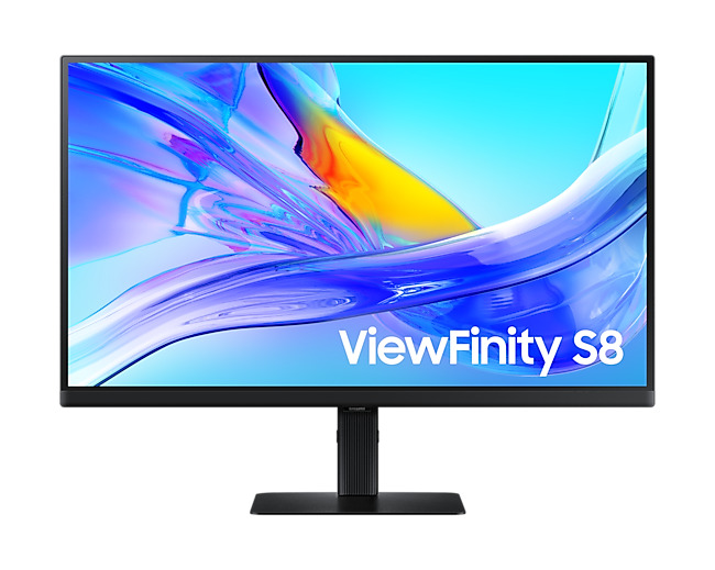 

Монитор 27" Samsung S27D804UAI 3840x2160, 5ms, 350 кд/м2, IPS, 16:9, 60Hz, HDMI, DP, 3*USB3.0, USB-C, LAN, HAS, Pivot, Swivel, Internal, Vesa 100x100, S27D804UAI