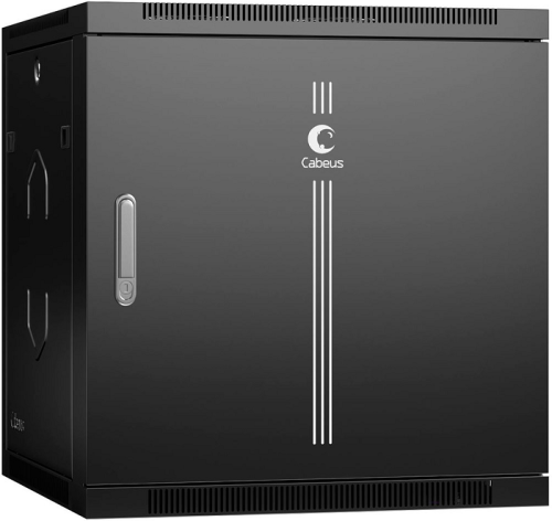 фото Шкаф настенный 19", 12U Cabeus SH-05F-12U60/35m-R-BK в Уфе