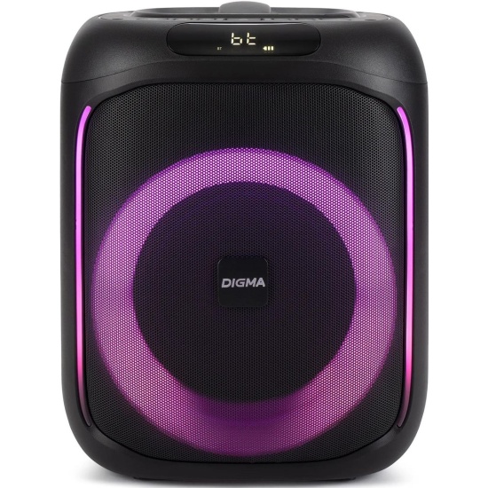 

Портативная акустика Digma D-MC1700 2055819 черный 30Вт FM USB BT micro SD, D-MC1700