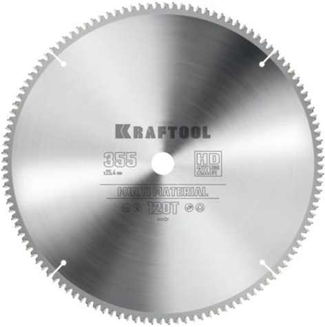 Изображение товара Диск пильный Kraftool Multi material для резки различных материалов