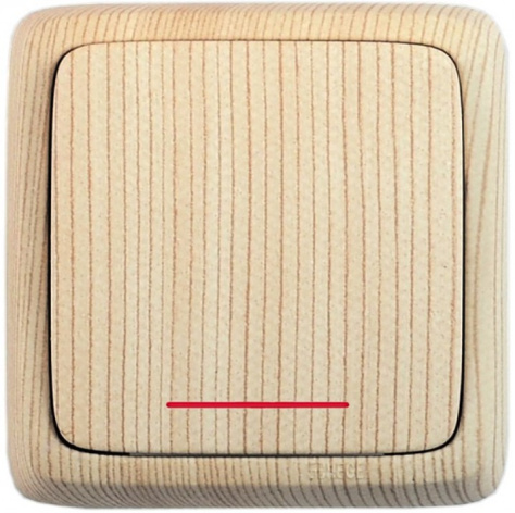 Изображение товара Переключатель одноклавишный HEGEL ВА16-164-02 для электросистем