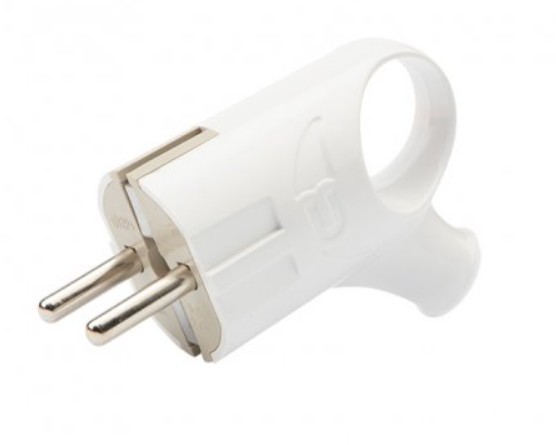 

Вилка Rexant 11-8951 Евро угловая с з/к 16А с кольцом белая, 11-8951