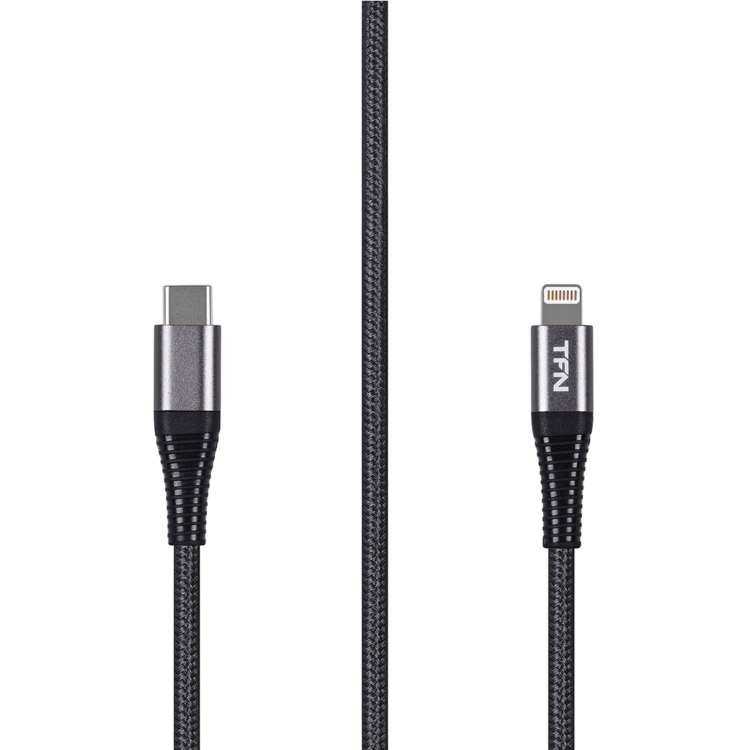 

Кабель интерфейсный TFN TFN-CMFLIGC1MNLGR 8pin-TypeC 1m нейлон MFI, серый, TFN-CMFLIGC1MNLGR