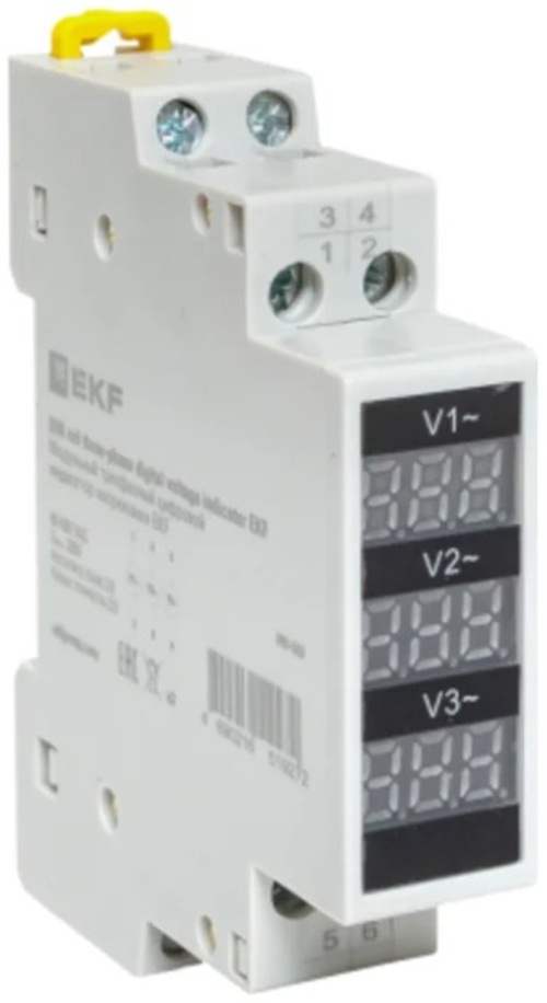 

Индикатор напряжения EKF VDI-G33 модульный однофазный цифровой, VDI-G33