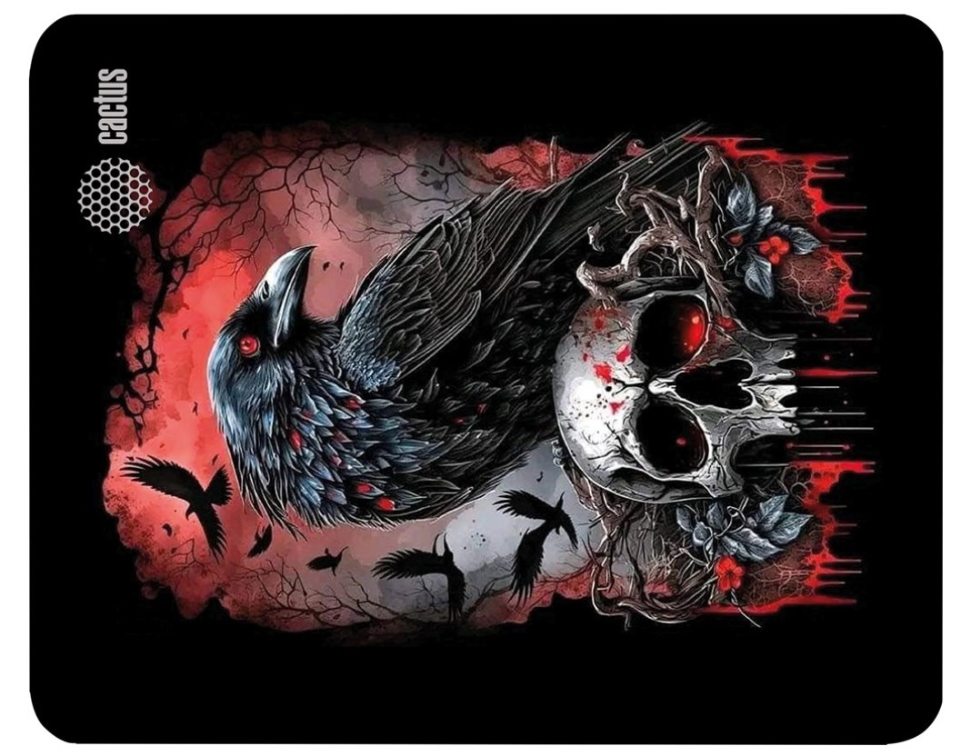 

Коврик для мыши Cactus RAVEN CS-MP-D14S 250x200x3мм, RAVEN