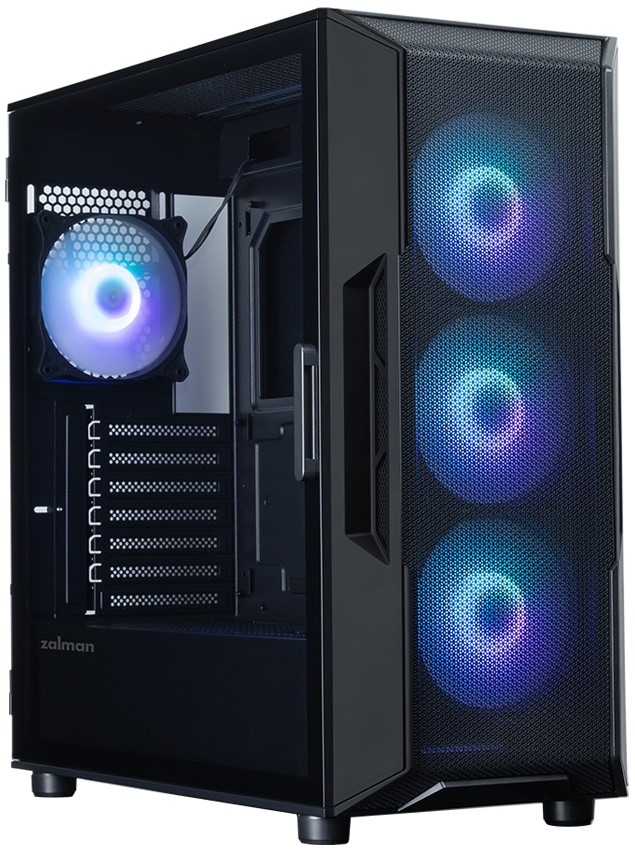 

Корпус ATX Zalman i3 NEO ARGB V2 Black без БП, боковая панель из закалённого стекла, 2*USB 3.0, i3 NEO ARGB V2 Black