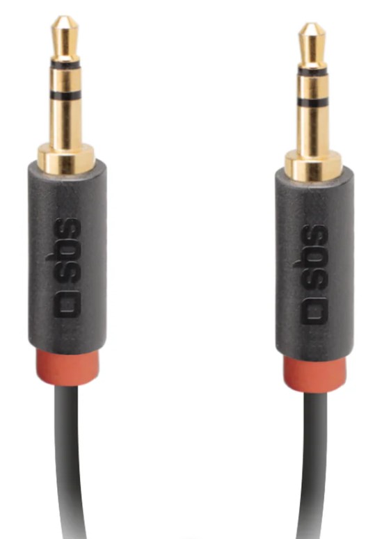 

Кабель SBS TECABLE35KR аудио стереокабель с разъемами 3,5 мм "папа" - "папа", 1,5 м, TECABLE35KR