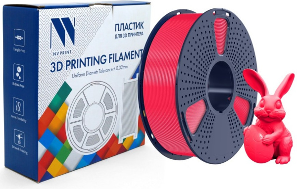 фото Пластик PETG NVP NV-3D-PETG-GLOW-RED в Красноярске