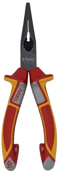 Изображение товара Длинногубцы диэлектрические Felo 170 мм для электромонтажа и слесарных работ