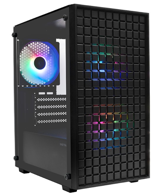 

Корпус mATX Xastra A306M 3FRGB Black без БП, боковая панель из закалённого стекла, 2*USB 2.0, USB 3.0, A306M 3FRGB Black