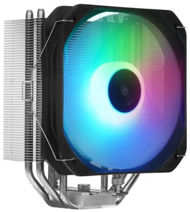 

Кулер PCCooler PALADIN 400 ARGB LGA115x/1200/1700/1851/AM4/AM5 (Al/Cu, 200W, 130mm fan, 1600RPM, 76.85CFM, 29dBA, 4-pin PWM, silver, black), PALADIN 400 ARGB
