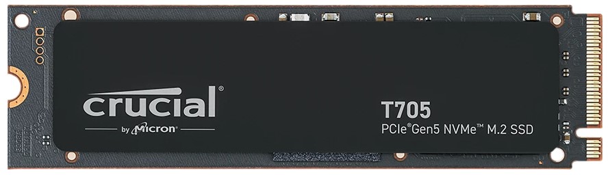 

Накопитель SSD M.2 2280 Crucial T705 2TB, 14500/12700MB/s, 1200 TBW, MTBF 1.5M, T705