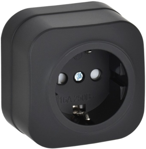 Изображение товара Розетка с заземлением IEK ERH14-K02M-16
