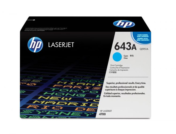 Изображение товара Картридж HP 643A для принтера LaserJet 4700 черный