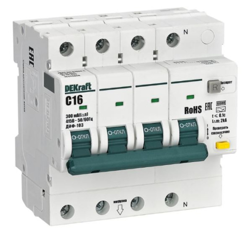 Изображение товара Автомат DEKraft 16446DEK для защиты электросетей и оборудования