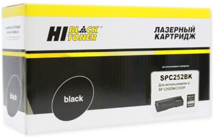 

Картридж Hi-Black 301020550 (HB-SPC252Bk) для Ricoh Aficio SPC252DN/C252SF/SPC262DNw/SPC262SFNw, Bk, 6,5K, 301020550