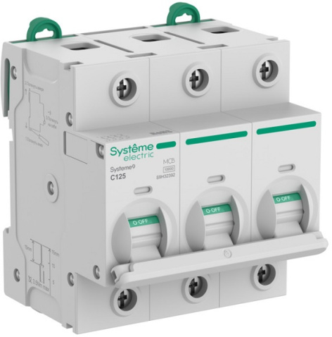 Изображение товара Автоматический выключатель Systeme Electric S9H32392 125А IP20 3 полюса