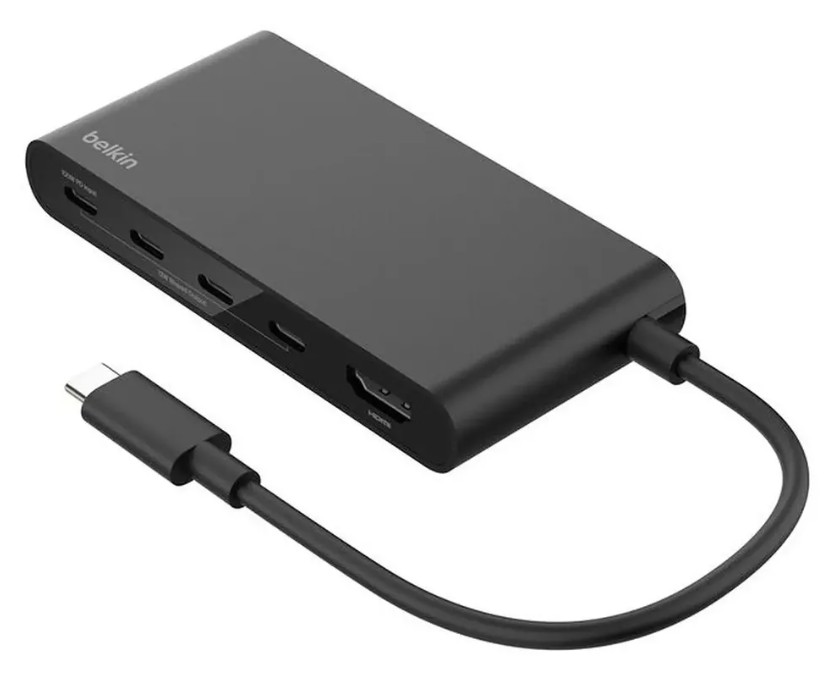 

Концентратор Belkin AVC021hqBK USB-C 5-in-1 With 4K/60Hz HDMI 100W With PD Display Hub. Цвет: черный, AVC021hqBK