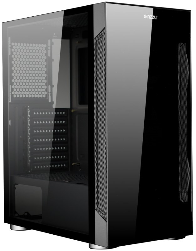 

Корпус ATX Ginzzu CL190 без БП, боковая панель из закалённого стекла, 2*USB 2.0, USB 3.0, CL190