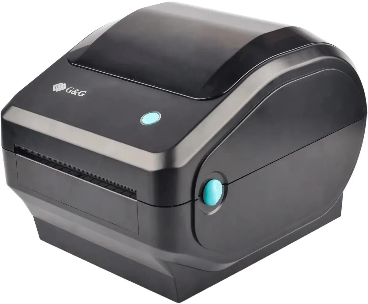 

Термопринтер G&G GG-D410 203dpi 152мм/с/USB для печ.накл. черный, GG-D410