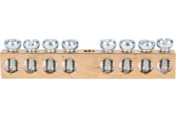 Изображение товара Шина Rexant 11-2372 для нулевых и фазных соединений 8 групп, 80 А