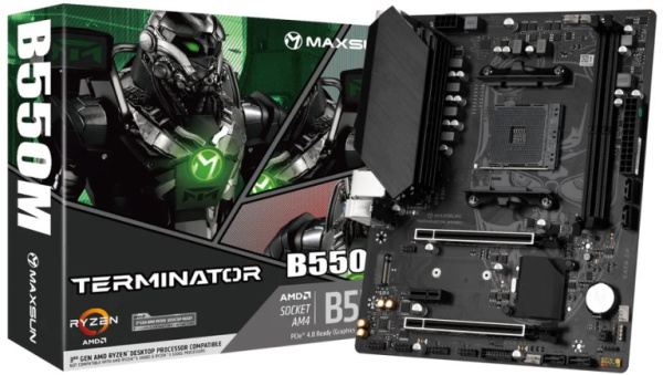 фото Материнская плата mATX MAXSUN Terminator B550M в Уфе