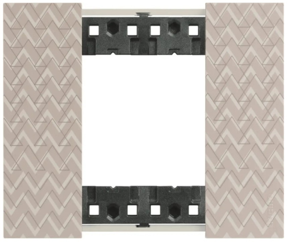 Изображение товара Рамка BTicino KA4802MM - стильная пластиковая рамка для выключателей