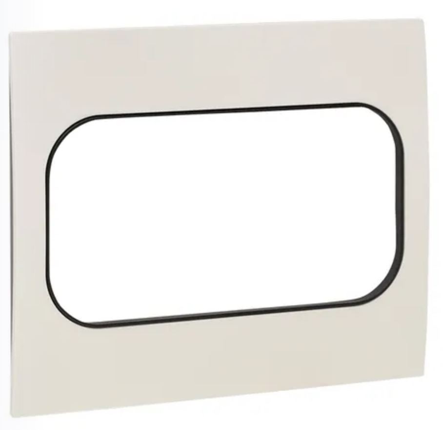 

Рамка для двойной розетки EKF EYM-G-303-20 Стокгольм белая с линией цвета черный для двойной розетки, EYM-G-303-20