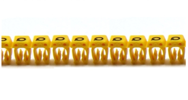 Изображение товара Кабельные маркеры DKC MKCQS1 для маркировки проводов и кабелей, символ Q