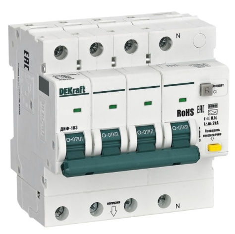 Изображение товара Автомат дифференциальный DEKraft 16429DEK