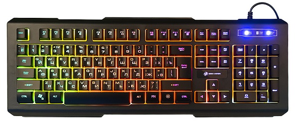 Клавиатура Dialog KGK-21U black USB с подсветкой клавиш