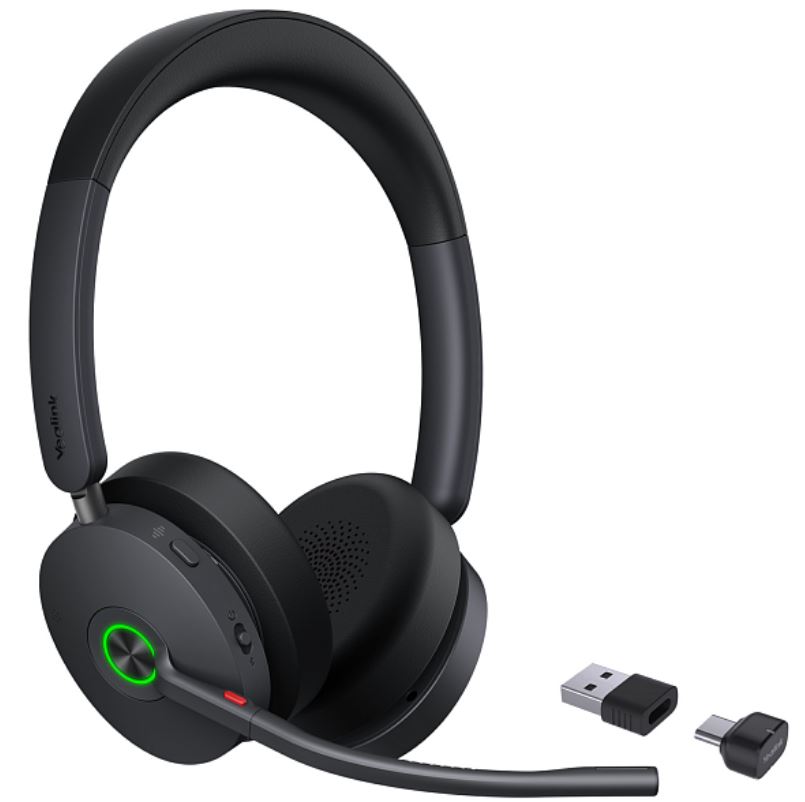 

Гарнитура беспроводная Yealink BH74 UC USB-C/A HD звук, Шумоподавление ANC,Черная, BH74 UC USB-C/A