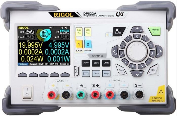 

Источник питания Rigol DP822A программируемый DP800 series programmable linear power supply, DP822A