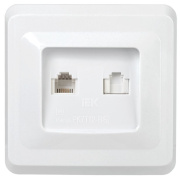 фото Розетка IEK EIV20-K01-DM