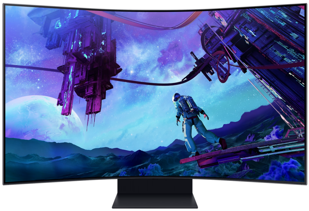 

Монитор 55" Samsung S55CG97WNI черный черный VA LED 1ms 16:9 HDMI M/M полуматовая HAS Piv 600cd 178гр/178гр 240Hz DP WQ USB 41.5кг, S55CG97WNI черный