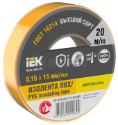 фото Изолента  IEK EX-IZ10-C15-15-10-K05