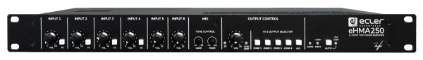 Изображение товара Усилитель Ecler eHMA250 для профессиональных аудиосистем 250 Вт