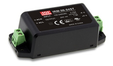 Изображение товара Преобразователь Mean Well IRM-30-24 импульсный AC/DC 31.2 Вт для надежных электросистем