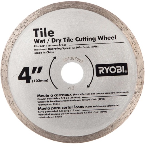 

Диск Ryobi TSBA1 5132002473 для плиткореза ONE+, TSBA1