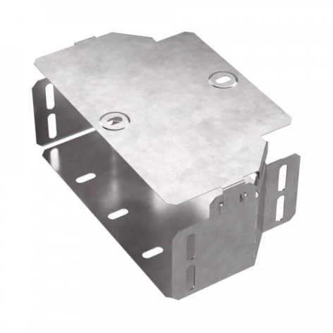 Изображение товара Переходник Промрукав PR16.0474 симметричный для лотков 200x150 мм с крышкой