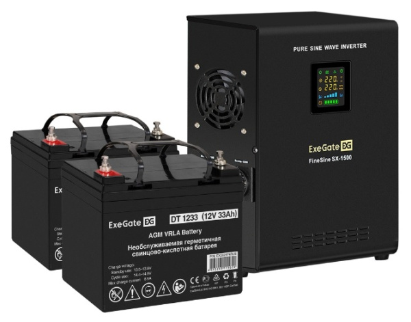 фото Комплект  Exegate FineSine SX-1500.LCD.AVR.2SH в Нижнем Новгороде
