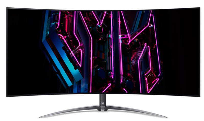 

Монитор 44,5" Acer Predator X45bmiiphuzx UM.MXXEE.001 black, OLED, 3440x1440, 240 Hz, 0,03ms, 1000cd/m2, 178°/178°, 1500000:1, 2xHDMI, DP, Type-C, Aud, Predator X45bmiiphuzx