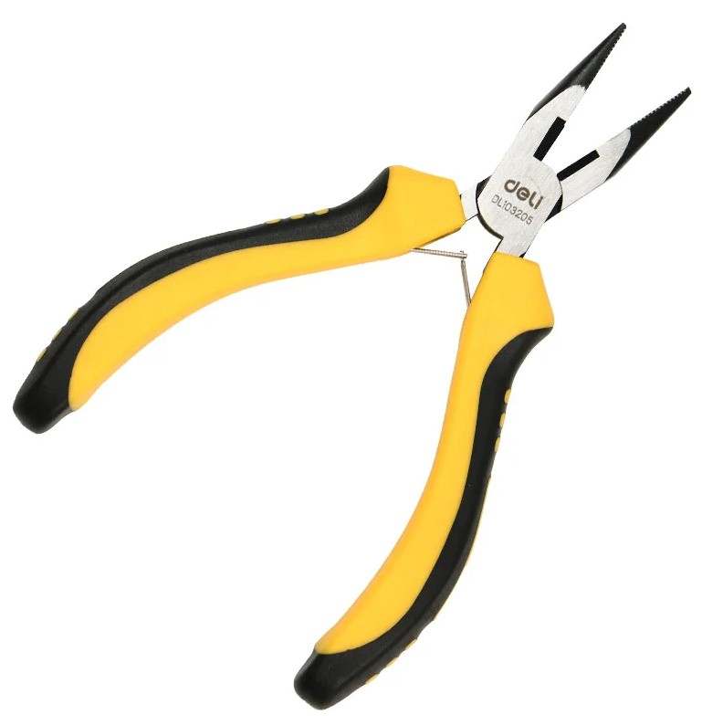 

Плоскогубцы Deli DL103205 удлиненные 109мм, двухкомпонентная рукоять, DL103205